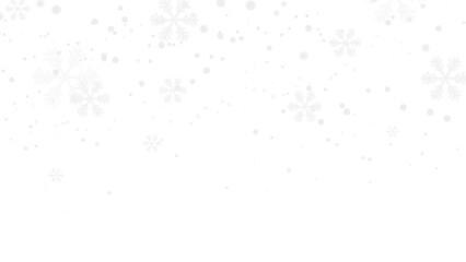 Falling snowflakes on transparent backdrop. White flakes winter background. Snowfall for overlay. Snow storm effect.