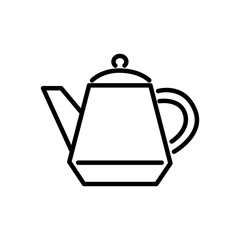 jug icon vector, line style icon