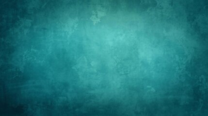 Obraz premium Teal Gradient Background Featuring Subtle Painted Texture and Soft Surface Variation