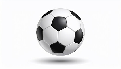 Fototapeta premium Soccer Ball on White Background
