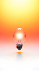 Bright Burning Light Bulb Electric Filament Power Technology Thinking