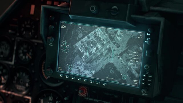 Fighting terrorist forces during a military mission inside of a building. Observing the fight with terrorists at an army mission location. Eliminating the terrorists during a military mission fight.