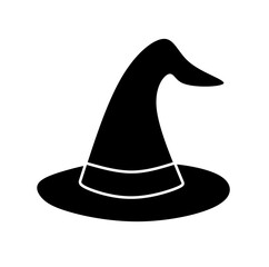witch hat vector on white background