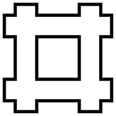 家紋です。陰平井筒といいます。