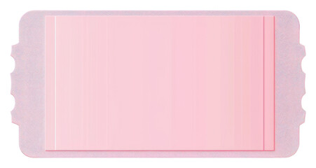 PNG Pink ticket with blank space