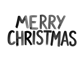 Handwritten characters "Merry Christmas"