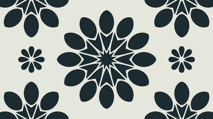 Elegant floral pattern for backgrounds and designs with a modern touch, bringing a sophisticated style to your creative projects and adding visual interest