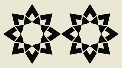 Elegant geometric pattern for stylish backgrounds and modern design projects, offering a sophisticated and eye-catching artistic element for visual appeal