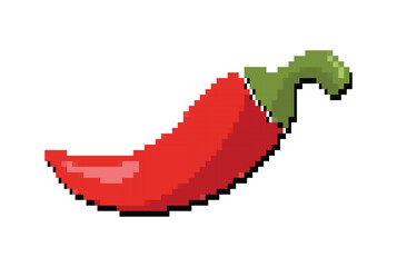 Hot chili pepper logo design with flames