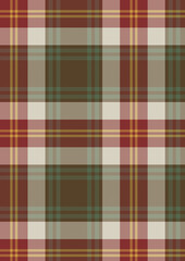 Seamless plaid tartan fabric texture background illustration vector design