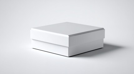 Naklejka premium Square Product Packaging Box Mockup