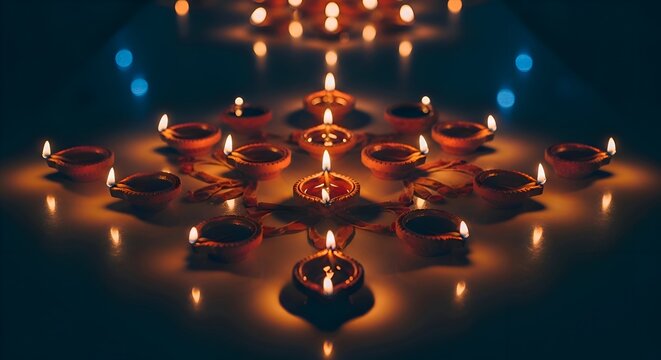 Diwali Lamps - A Festival of Lights.