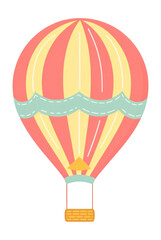 Naklejka premium PNG Hot air balloon aircraft vehicle transportation.