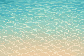 Waves sunlight shallow illustration refracting textures ocean ripples water near gentle shore