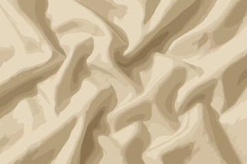 Naturally fabric visible drape shading vector wrinkled enhanced illustration cotton texture