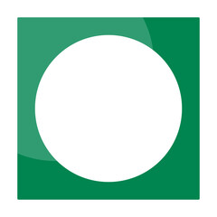 Circle in Square Shape Element