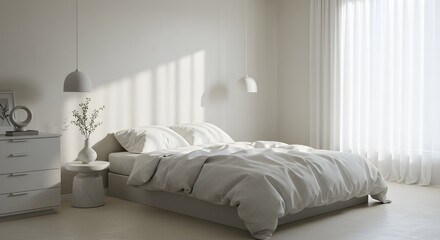 Minimalist bedroom interior design