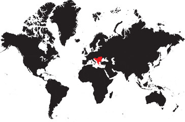  The Balkans Region on the World Map