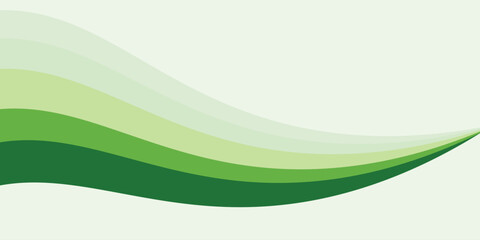 Aesthetic soft and smooth abstract background with gentle green wavy shapes. It evokes a sense of nature, freshness, and organic flow, perfect for eco-friendly themes, health and wellness promotions