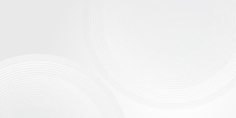 Modern geometric white abstract background overlap layer on bright space with lines design art. Eps10