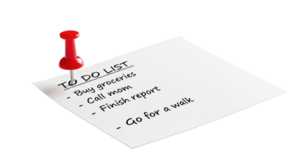 To-Do List, Isolated, Cutout, Transparent PNG