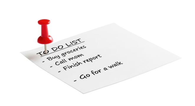 To-Do List, Isolated, Cutout, Transparent PNG