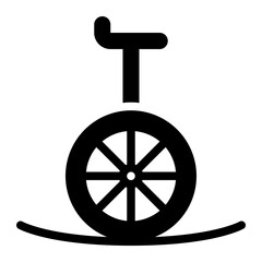 monocycle glyph icon © afif