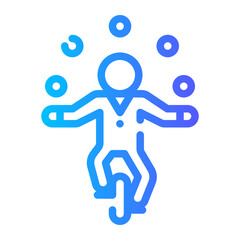 circus gradient icon