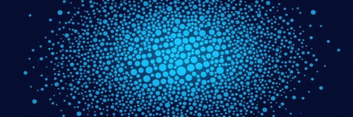 Dark blue dotted background, retro comic halftone , element, cover