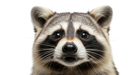 Curious Raccoon Holding a Rock: A close-up view of a charming raccoon holding a rock in its paw, displaying intelligence and curiosity with its expressive eyes and endearing pose.