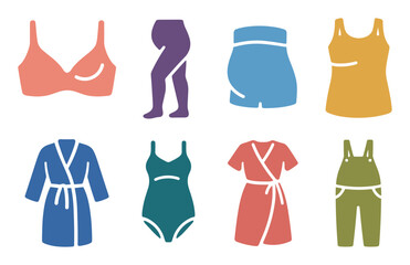 Maternity Clothing Icons