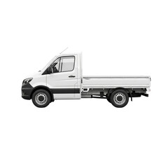 Fototapeta premium Small Cargo Vehicle Isolated on Transparent Background for Shipping and Delivery Art 
