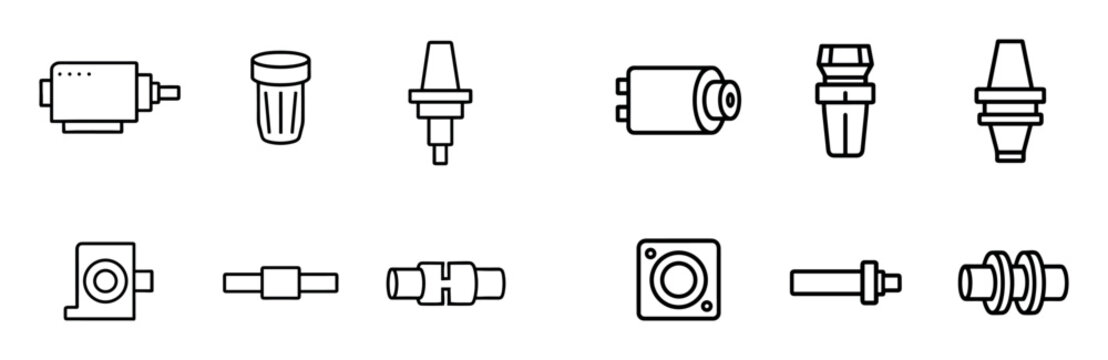 CNC Machine Icons