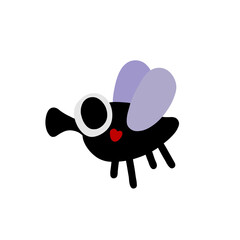 funny cartoon mosquito
