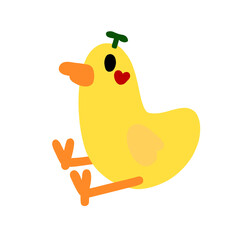 hand drawing chicken illustration