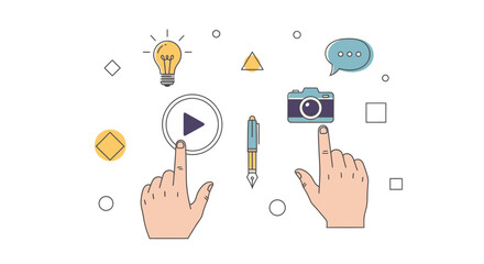 Engage your audience with vibrant media elements ideal for presentations, websites, and social content creation, boosting creativity and dynamic storytelling