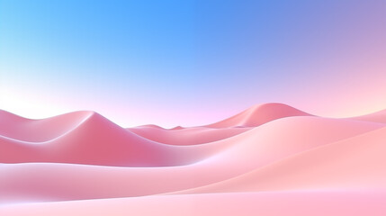 Desert dunes concept poster. Desert nature landscape background. Artwork.