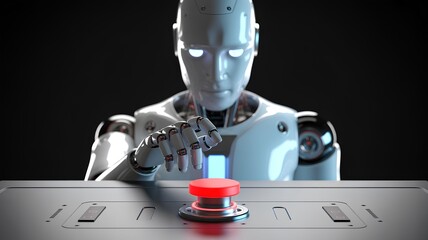 Robot ponders pressing the button: A reflection on robot ethics and consequences