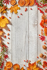Autumn foliage background