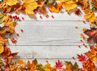 Autumn foliage background