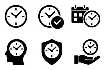 Digital Clock Icons