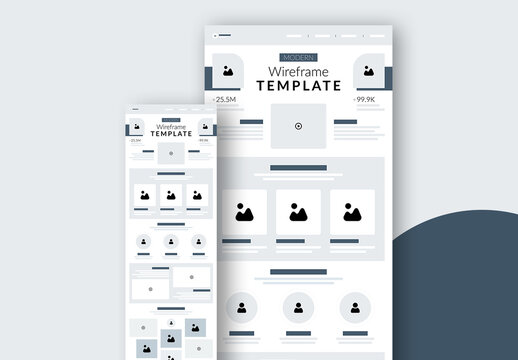 Cerative Wireframe Template Layout