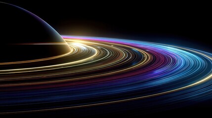 Cosmic Pulsar Emitting Expanding Concentric Energy Waves in Deep Space