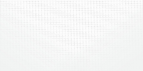 Fototapeta premium Grunge halftone gradient background. Faded grit noise texture. White and black sand wallpaper. Retro pixelated backdrop. Anime or manga style comic overlay. Vector graphic design textured template
