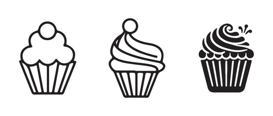 Cupcake Food Icons