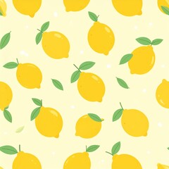 Lemons Seamless Pattern
