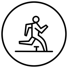 Running Icon Vector