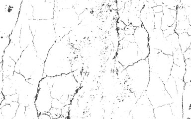 Fototapeta premium texture of old wall, a black and white vintage of cracked concrete scribble effect.Dust Overlay Distress Grain ,Simply Place illustration