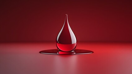 Obraz premium drop of blood