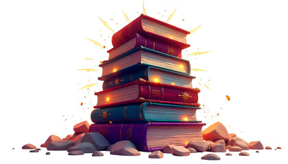 Simple book icon animation